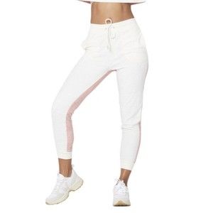 Best Life Pant Bottom- Primrose/Cream Revolve L*Space NWT Loungewear, Terry XS